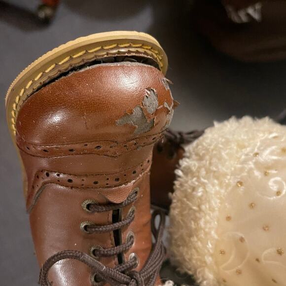 Decorative Santa Claus ivory suit porcelain hands decorative sitting Christmas - Picture 13 of 15